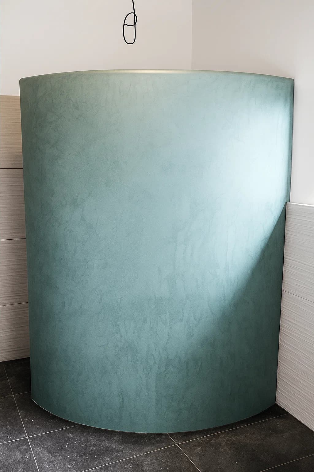 Zelena dekorativní stěrka – akcentní efekt